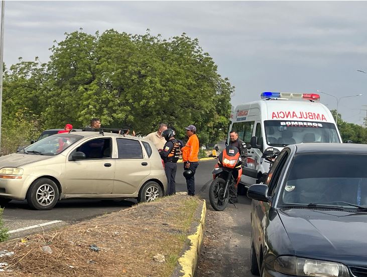 Accidente en la C-1 dejó un herido la mañana de este 28-Feb