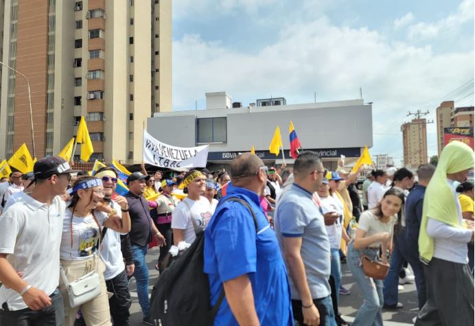 Así comienza la marcha de la juventud en el Zulia