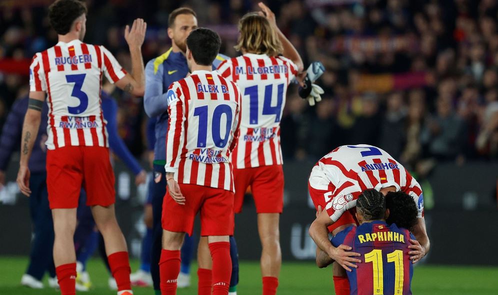 Barcelona goleó al Atlético de Madrid, pero no le alcanzó para avanzar por Copa del Rey