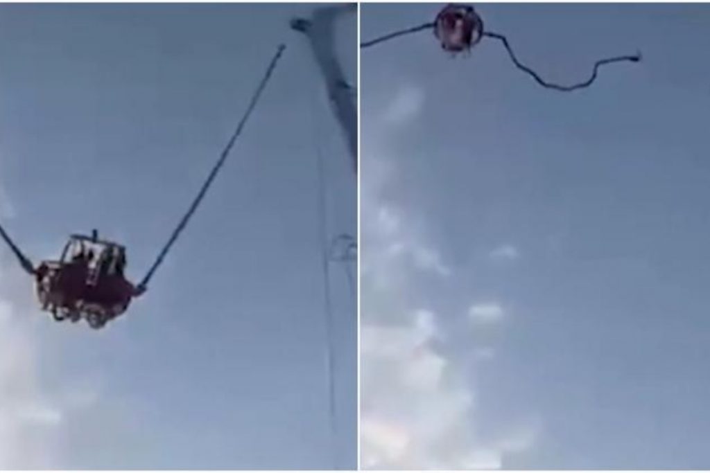 Cuatro personas heridas dejó falla de una atracción mecánica en Sevilla, España