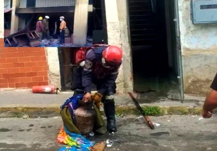 Estallido de un cilindro de gas dejó 2 muertos en Caracas