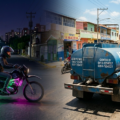 Crónica: en las noches las motos y en las mañanas los cisternas