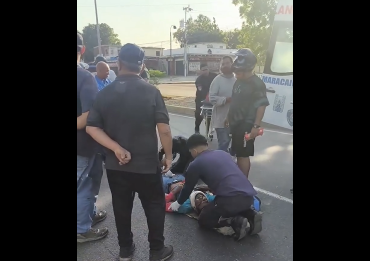 Reportan accidente de tránsito en la Circunvalación 2 de Maracaibo