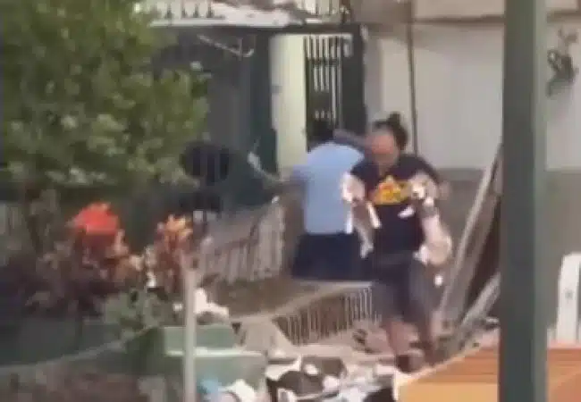 Hombre arriesga su vida para salvar a sus mascotas tras los sismos