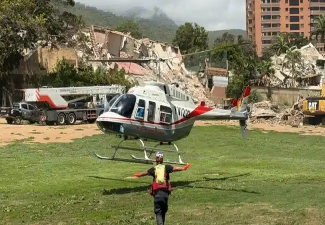 Yummy y Venemergencia financian traslados en helicóptero entre La Guaira y Caracas para movilizaciónes urgentes