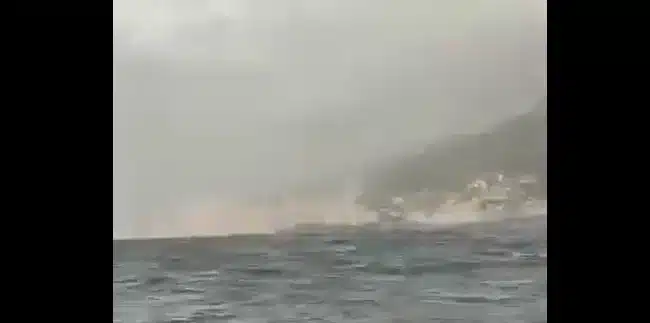 Registro en alta mar: Pescadores de La Guaira captan el sismo en video y el colapso de estructuras en la costa