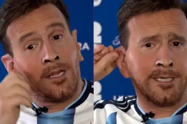 Stefan Kramer causa furor en redes sociales con una nueva imitación a Lionel Messi