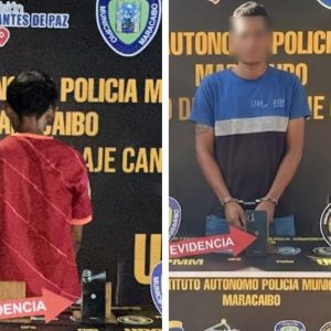 Polimaracaibo captura a pareja de ladrones en la Av. 16 Guajira