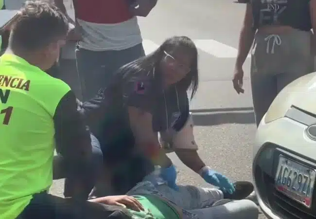 Una mujer resultó herida durante fuerte choque en La Limpia