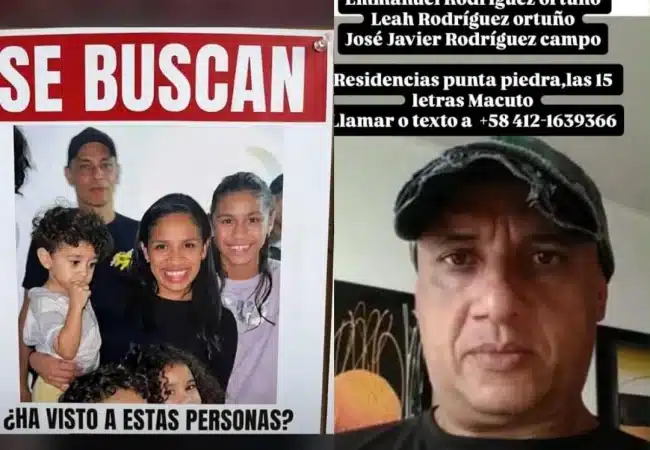 Reportan a una familia desaparecida en Macuto tras el fuertes terremotos registrados este miércoles 24-Jun