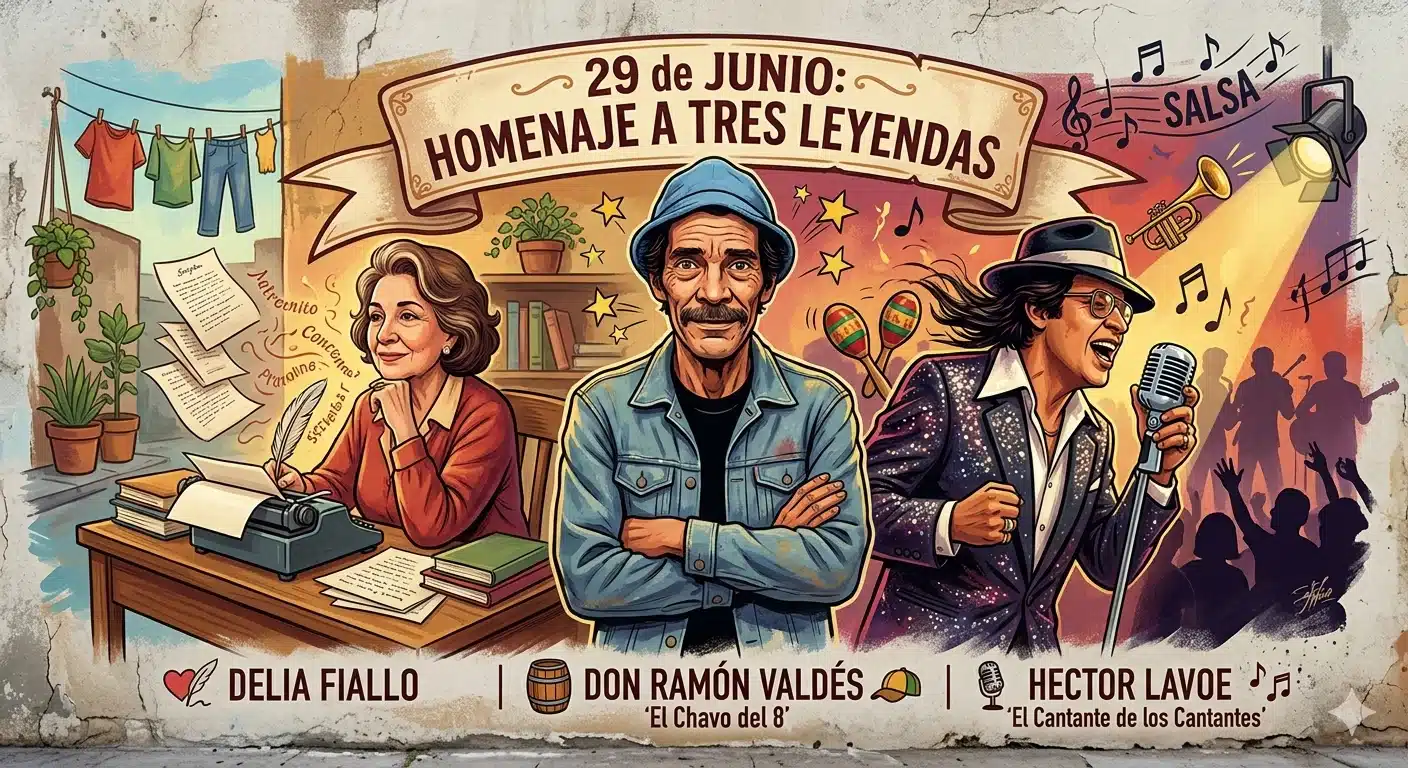 Lavoe, Delia Fiallo y Don Ramón se nos marcharon un día como hoy
