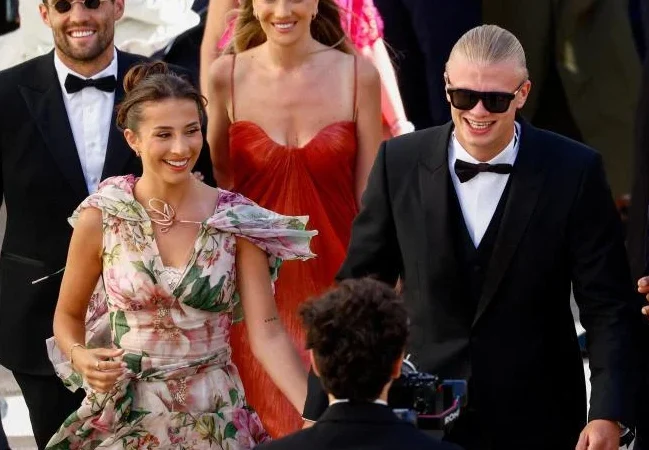 Erling Haaland se robó el show en la boda de Gianluigi Donnarumma con su ‘Remo Vikingo’