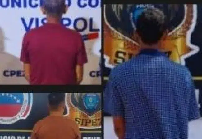 La golpeó en la cabeza con un celular: Tres hombres detenidos por violencia de género en el Zulia