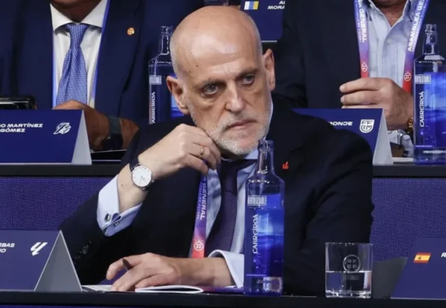 Tebas arremete contra la Fifa y asegura que la gestión de Gianni Infantino "ha terminado"