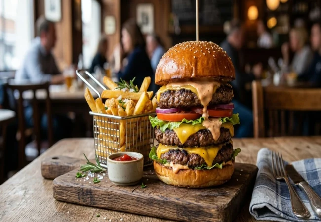 ¿Interés o exageración? El caso de la "hamburguesa triple" que encendió la discusión en las redes sociales