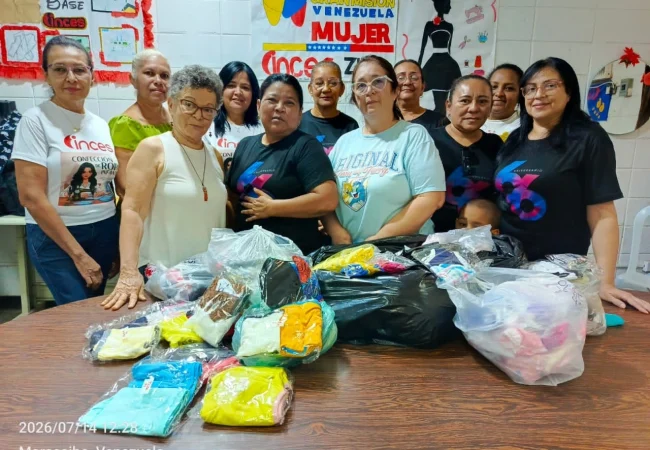 Inces Zulia confecciona ropa íntima para niños afectados por los terremotos