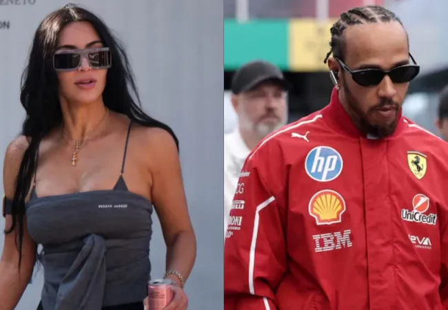 Kim Kardashian y Lewis Hamilton consolidan su relación en un entorno familiar