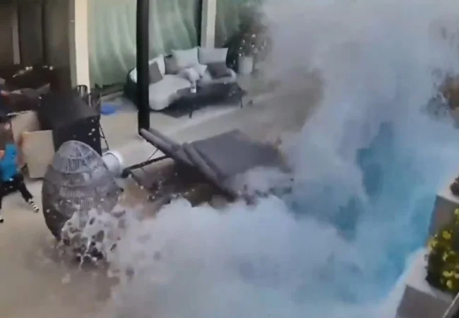 El impactante momento en que una piscina se vacía tras el potente terremoto en Venezuela